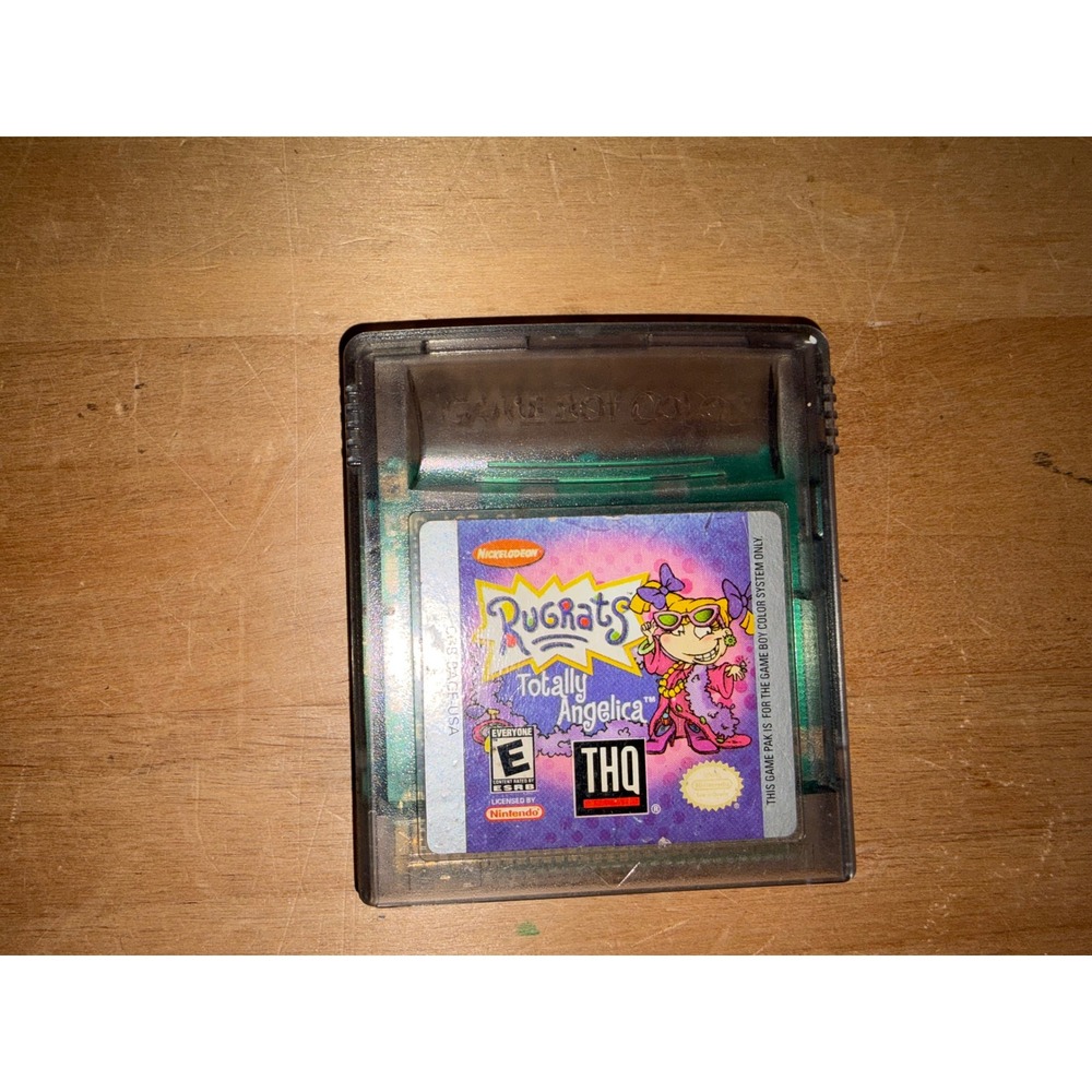 Rugrats: Totally Angelica Nintendo Game Boy Color, 2000 Authentic Cartridge Only